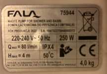 Pompa Łazienkowa  Przepompownia  Ścieków  Fala 75944