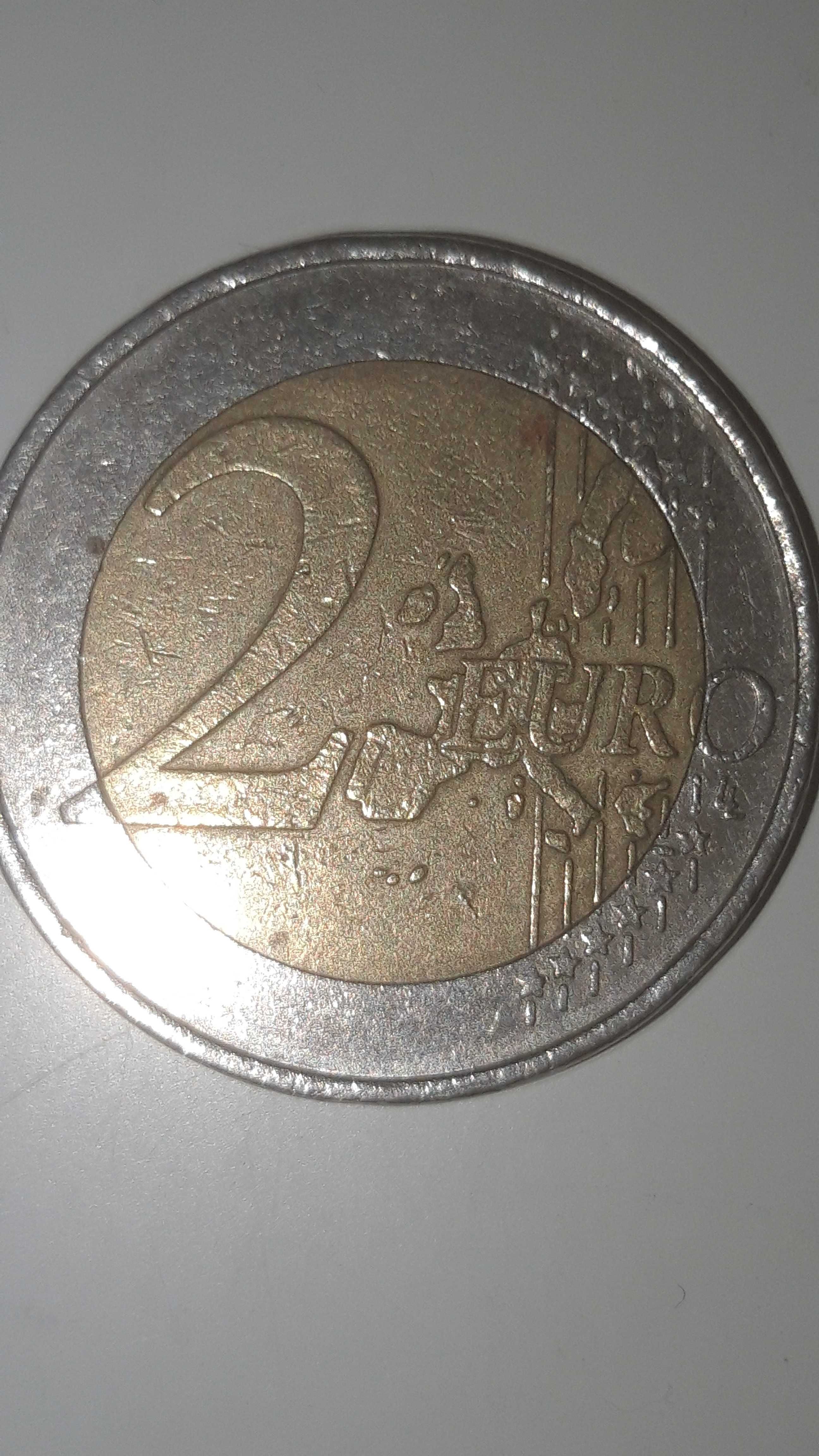 Moeda de 2 euros.