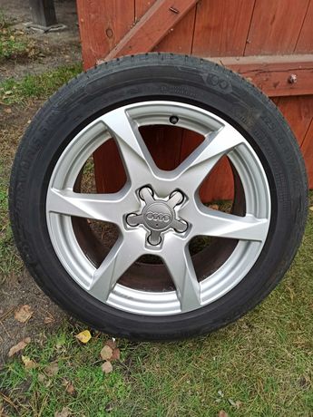 Felgi oryginalne Audi 17  5x112 z oponami letnimi