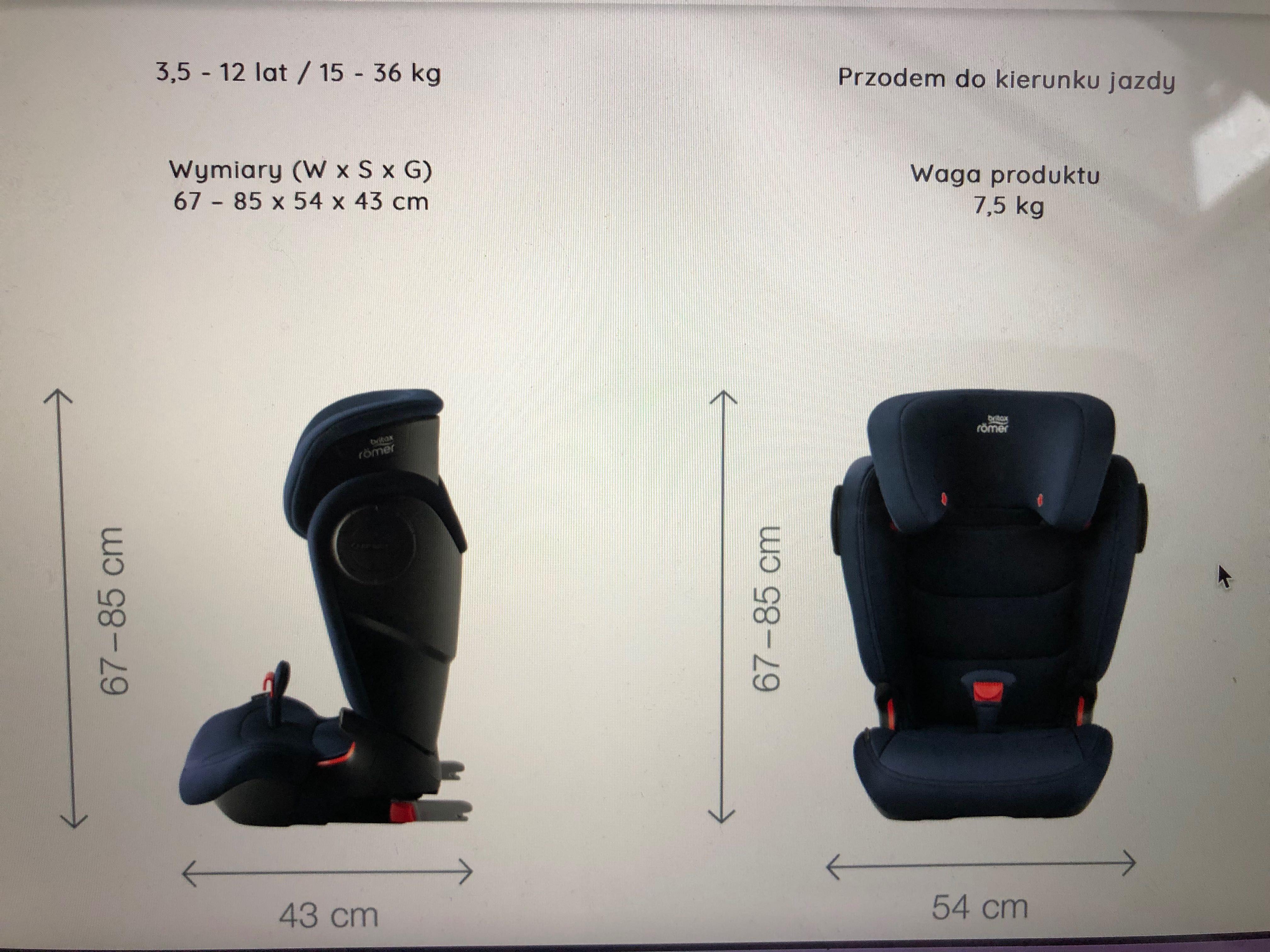 Fotelik samochodowy Britax Romer Kidfix III M