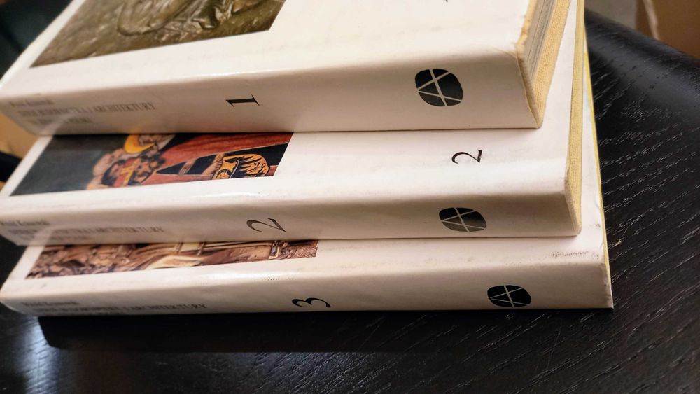 Zestaw 3 książek Dzieje budownictwa i architektury na ziemiach Polski