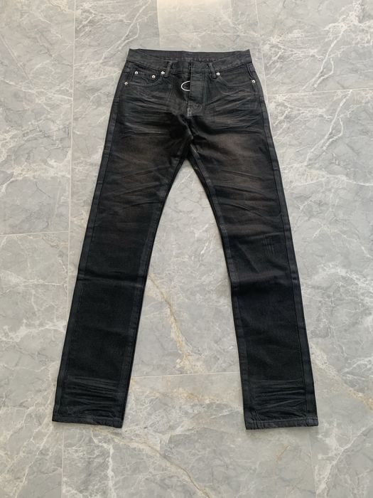 dior homme luster jeans waxed slim hedi slimane джинсы