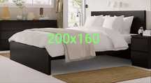 (1) Cama IKEA (200x160) com/sem estrado