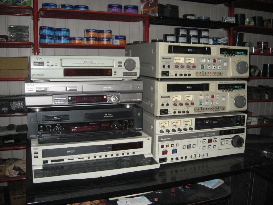 VHS и аудио (кассеты/бабины),кино и фотопленки все в цифровой формат