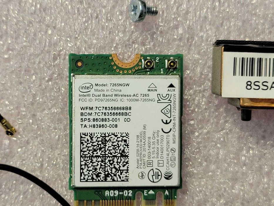 Набор антен Wi-Fi BT для неттоп Lenovo ThinkCentre M710q M910q M720q