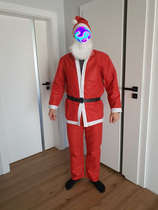 Strój Mikołaj Przebranie Świętego Mikołaja Kostium Uniwersalny