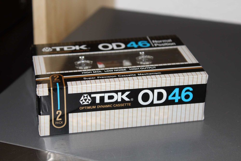 Редкая коллекционная аудиокассета 1983г. TDK OD46 Made in Japan (2 шт)