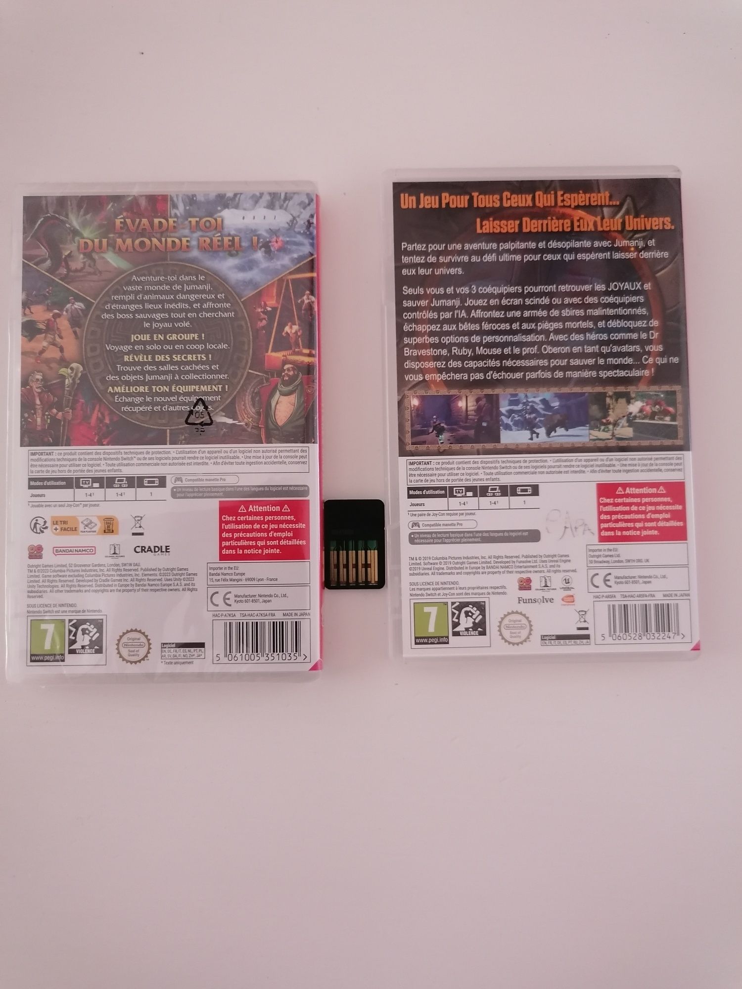 Nintendo switch Jumanji
