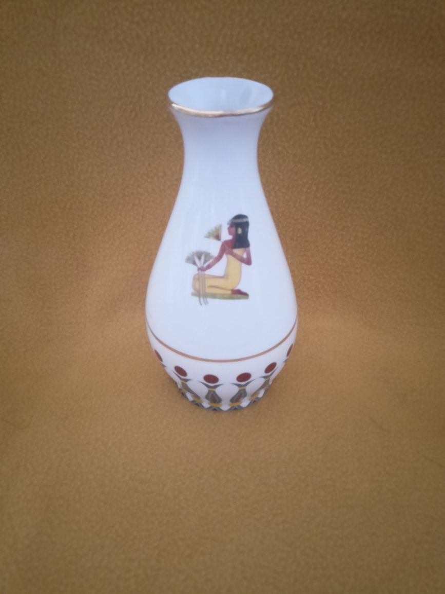 Unikat Mostorod egipski wazon porcelanowy