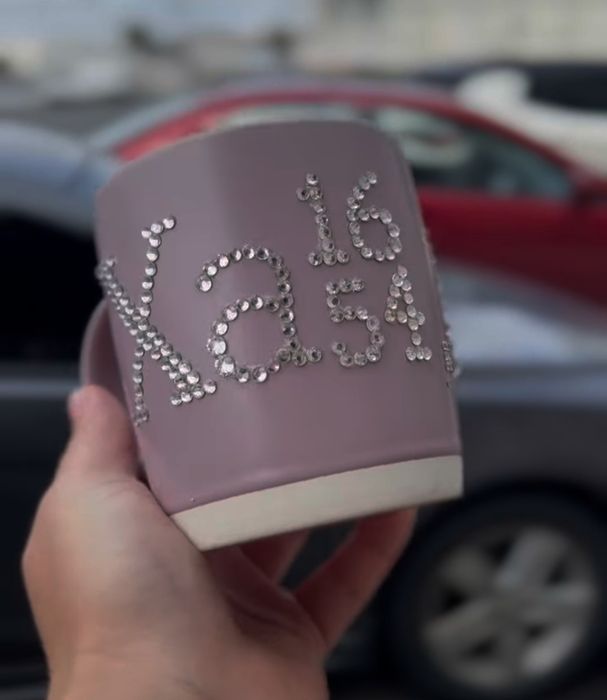 Чашки инкрустация