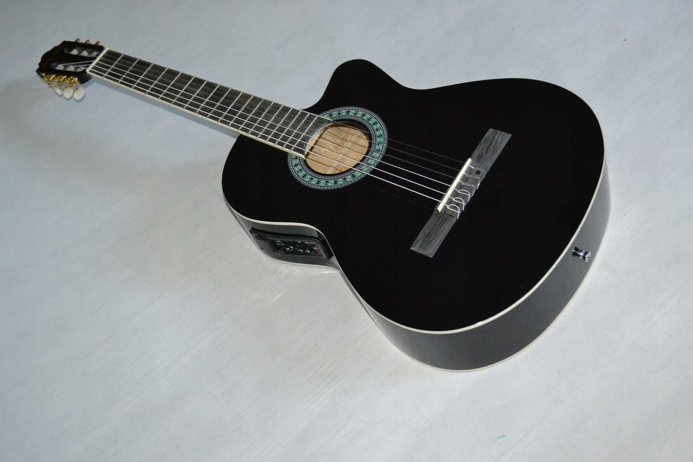 Harley Benon CG-200-CE BK gitara ELEKTROKLASYCZNA wyregulowana
