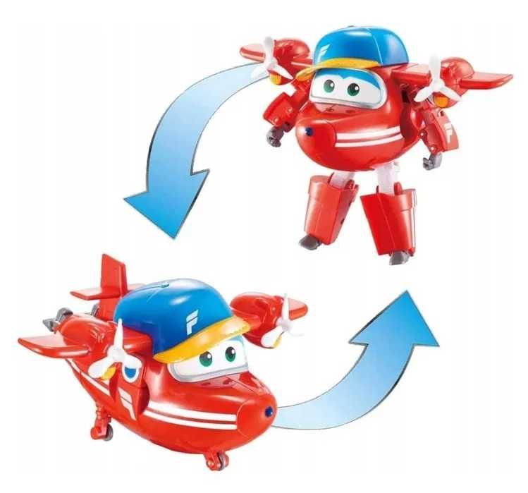 SUPER WINGS Transformujący FLIP Samolot i Robot Zabawka 2w1