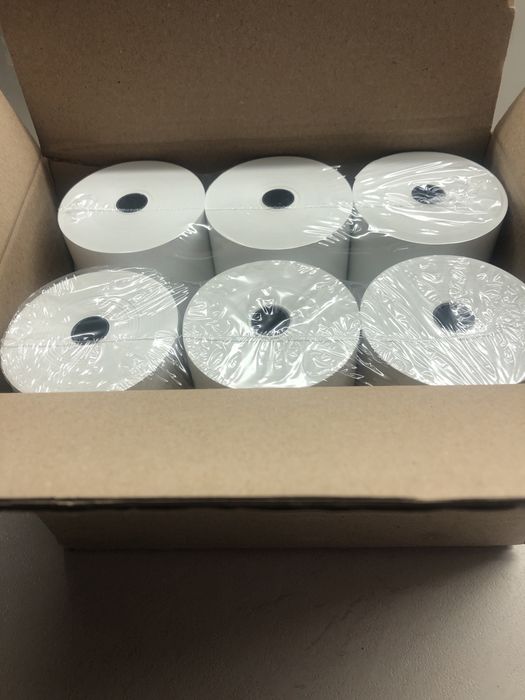 Касова, чекова стрічка, кассовая лента, лента для РРО , діаметр 8 см,