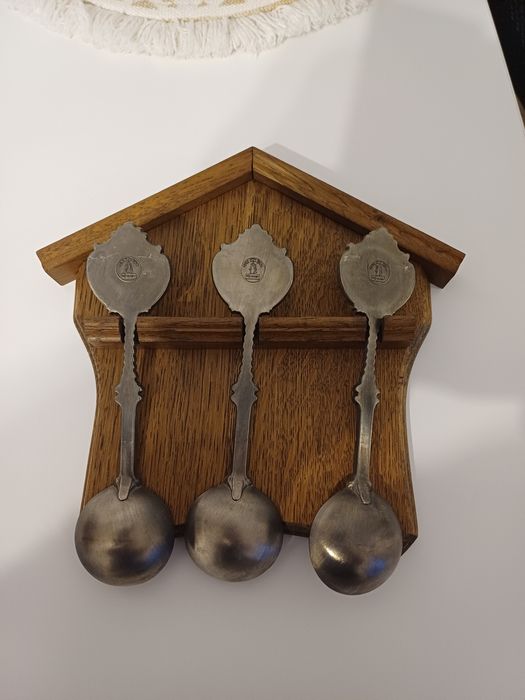 Stare łyżki z  cyny