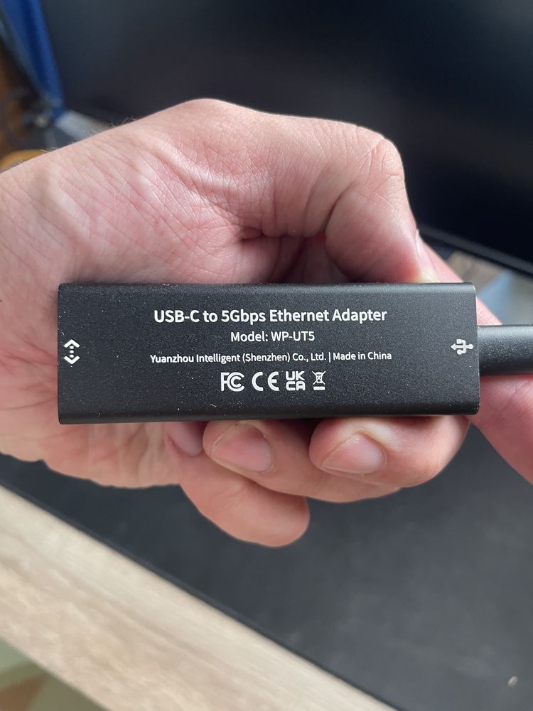 Usb 3.2 - Ethernet адаптер 5 гігабіт WisdPi
