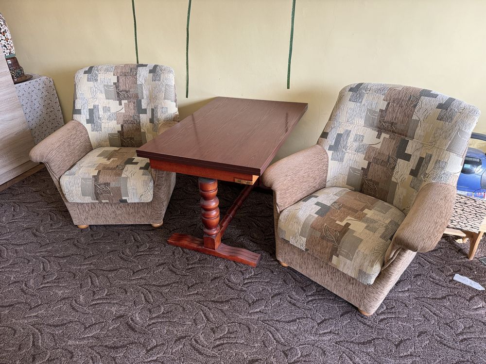 Komplet - zestaw fotele + sofa + ława