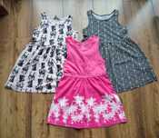 3 letnie sukieneczki Lupilu i H&M rozm. 98/104 cm, 3-4 latka