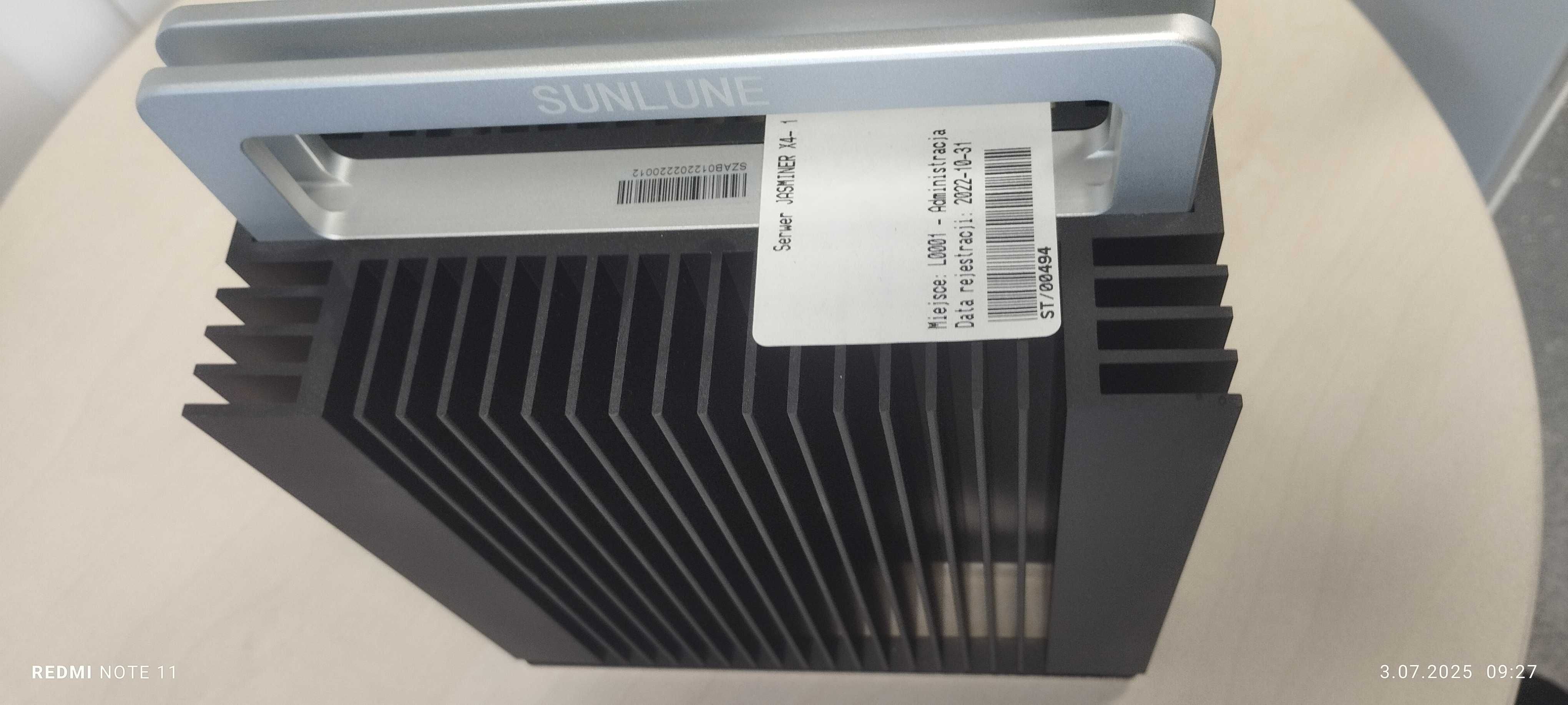 Jasminer X4 Serwer obliczeniowy