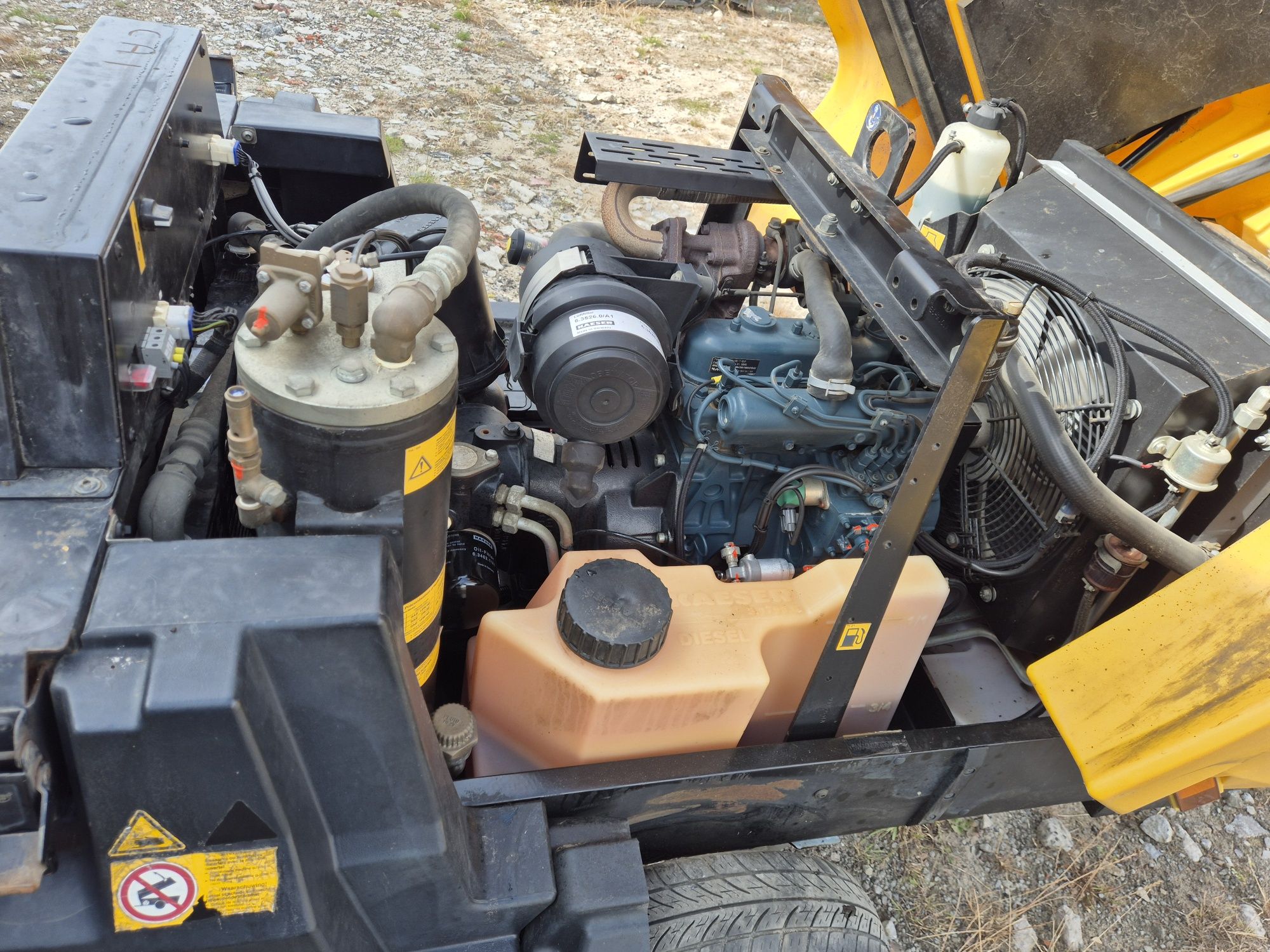Kompresor śrubowy Kaeser m31 generator prądotwórczy Atlas Copco