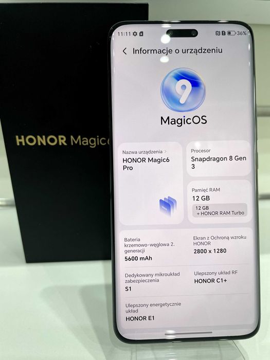 Honor Magic6 Pro | 12/512GB | Black | GW-09.2026 | BVL-N49