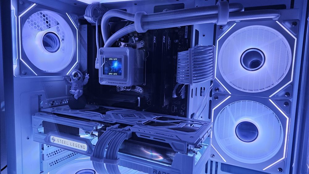 Bialy Komputer Gamingowy/AM5 7500F/RX 9070 16 GB/32 Gb DDR5/1 Tb SSD/