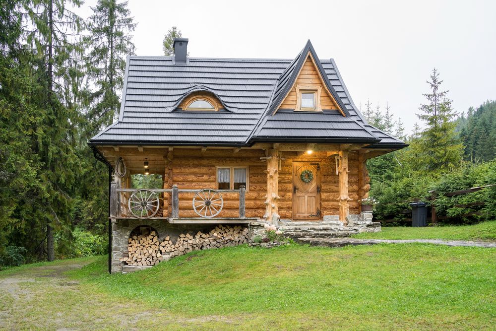 Wolny weekend Domek z balią i kominkiem w lesie Podhale Gorce