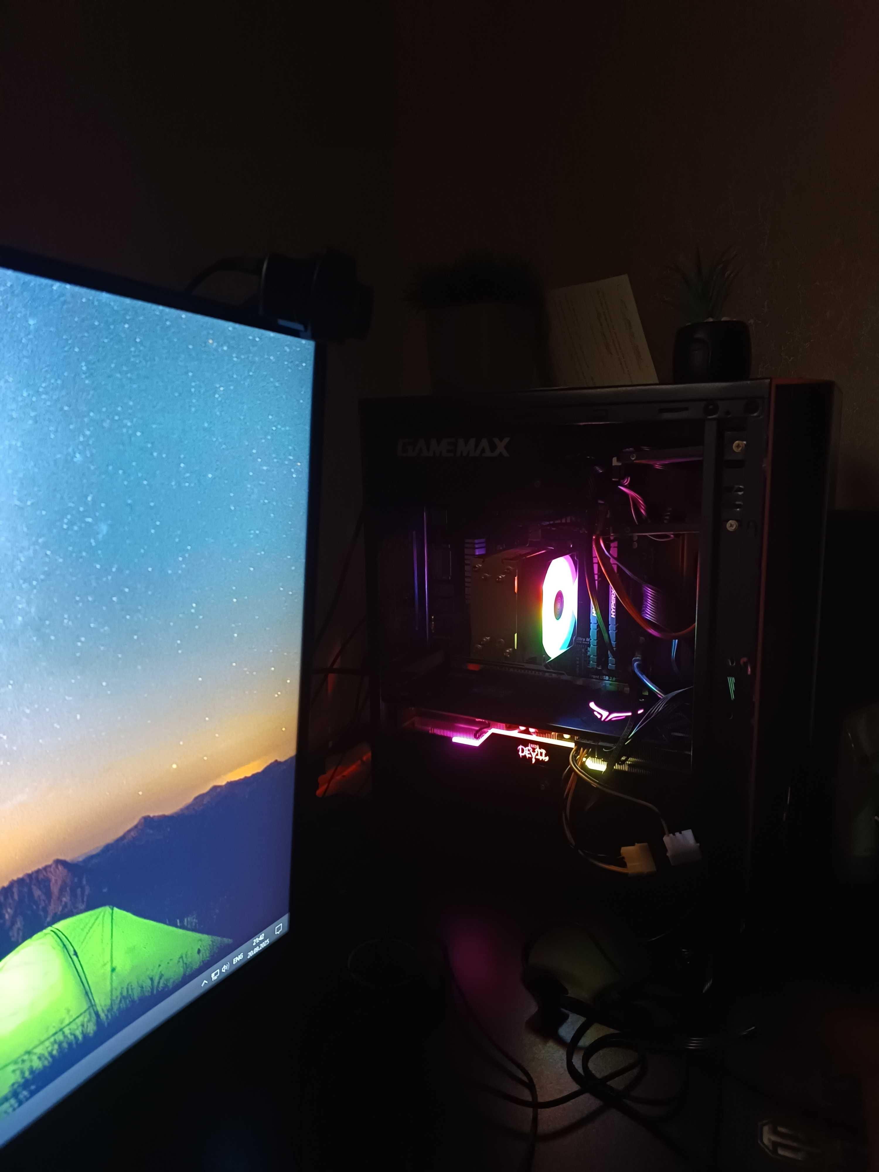 Пк в Зборе rx5700xt + Монитор