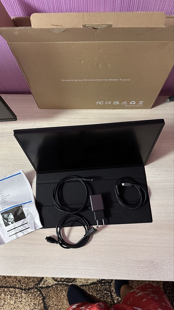 Портативний монітор UPERFECT 16 2K IPS 120 Гц Type-C HDMI