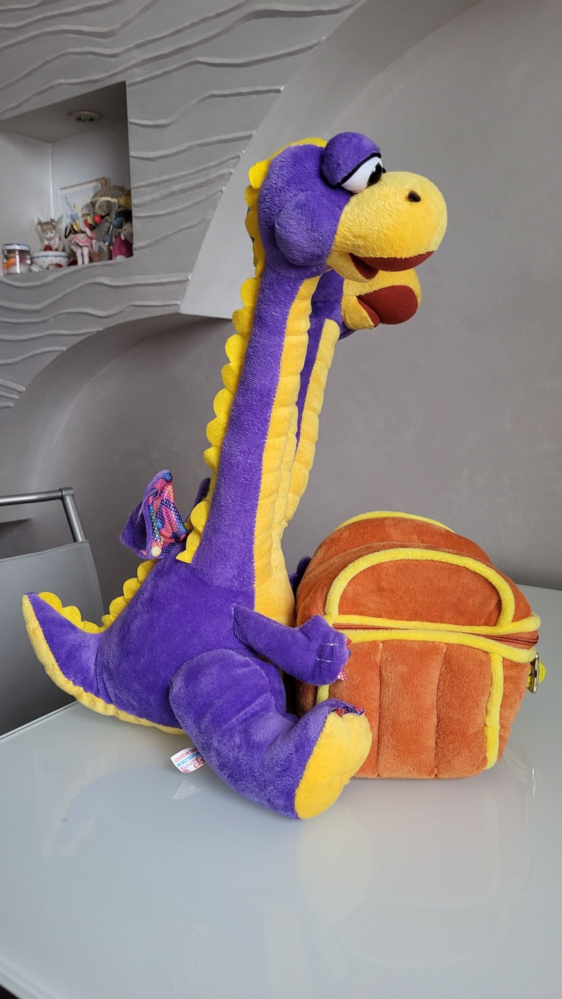 Мягкая игрушка дракон динозавр м'яка іграшка