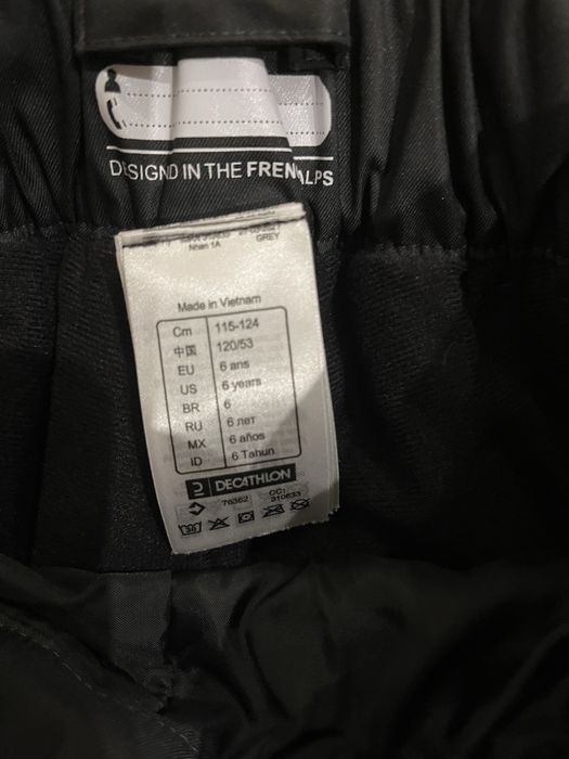 Conjunto de roupa de ski criança 6 anos decatlhon