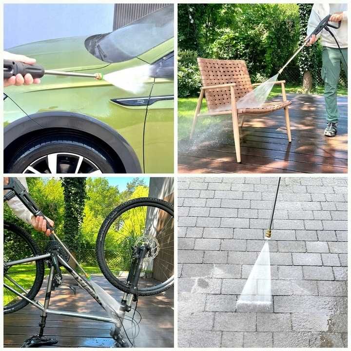 ZESTAW Myjka ciśnieniowa POMPA mosiężna 3200W indukcja 350 bar TURBO