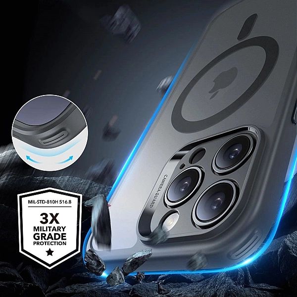Etui ESR Classic Pro Set Halolock MagSafe na iPhone 16 Pro Max - szare