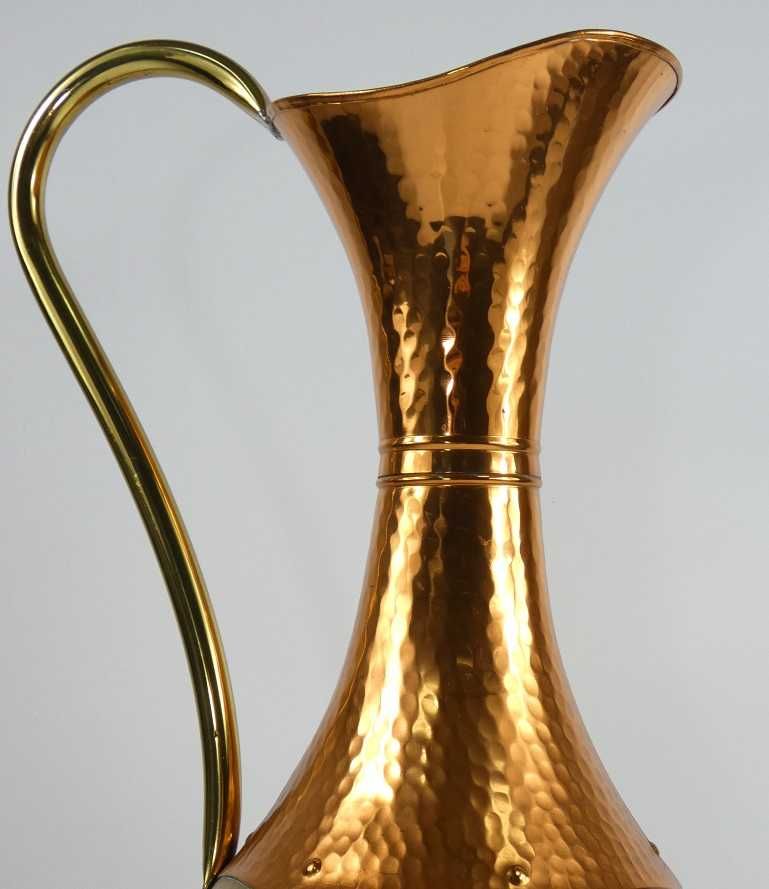 DZBAN wazon miedź - mosiądz Art Deco konewka 44cm