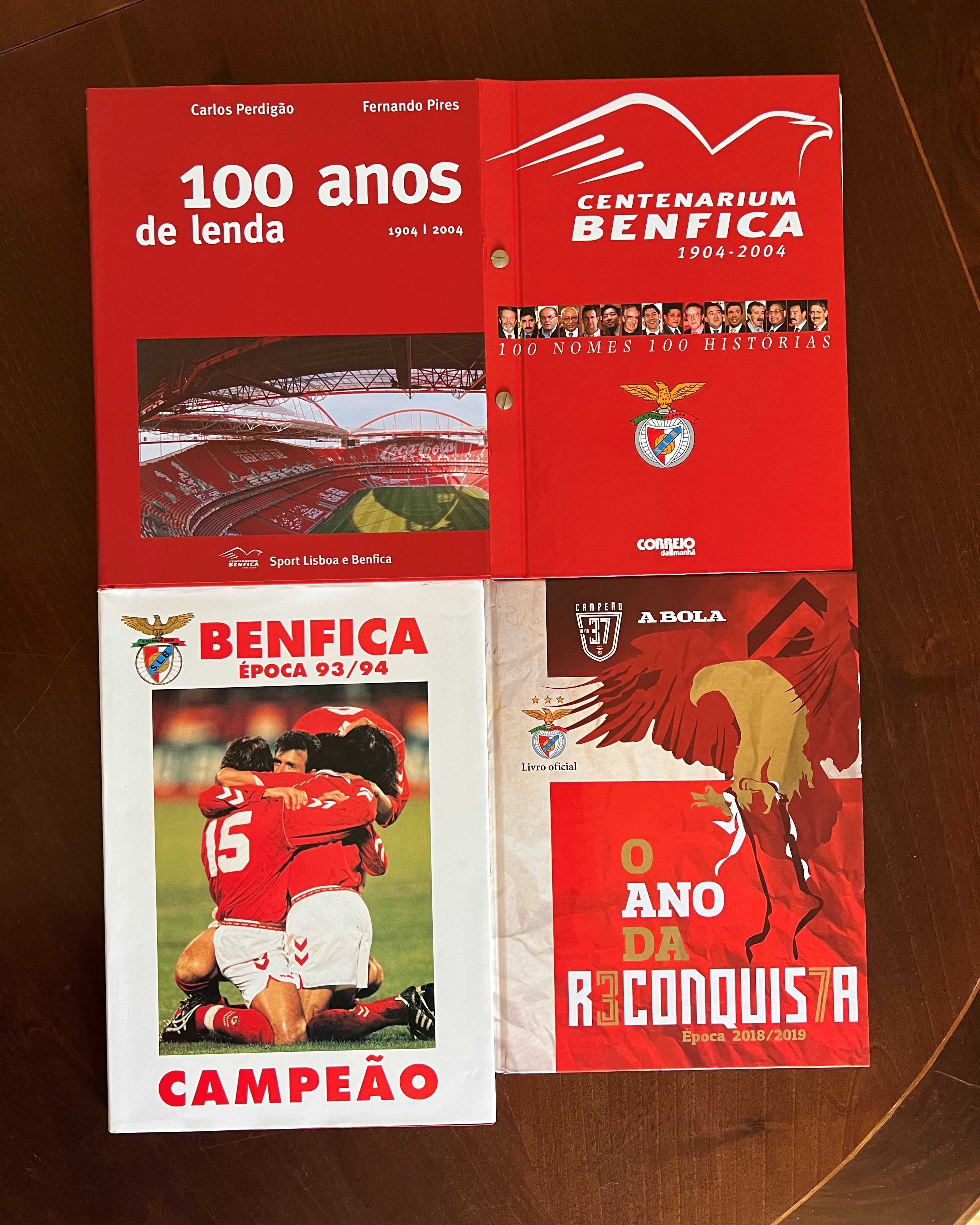 S. L. Benfica - Conjunto de Livros - Futebol