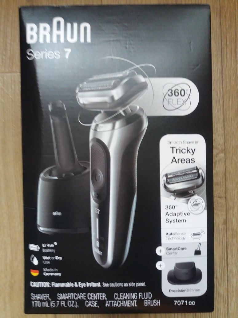 Електробритва Braun Series 7 7071cc/7200сс з тріммером