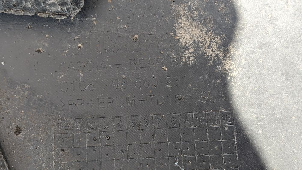 Задній бампер opel antara C10596660231