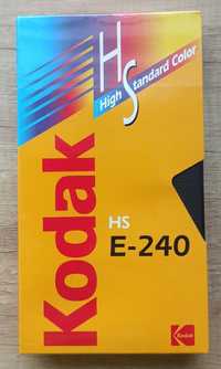 Nowa kaseta VHS HS E-240 Kodak, niemiecka