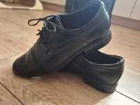 Buty półbuty chłopięce eleganckie wizytowe czarne r. 35