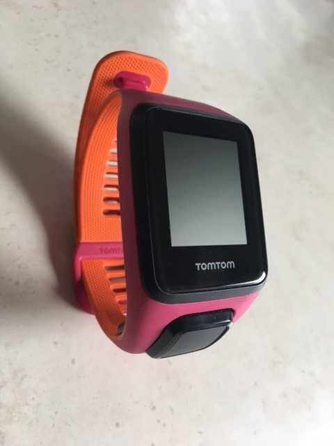 Zegarek TomTom Runner 3 Cardio różowy/pomarańczowy - Small