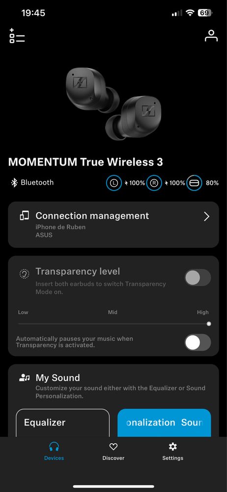 Sennheiser Momentum True Wireless 3 - com GARANTIA até 2026