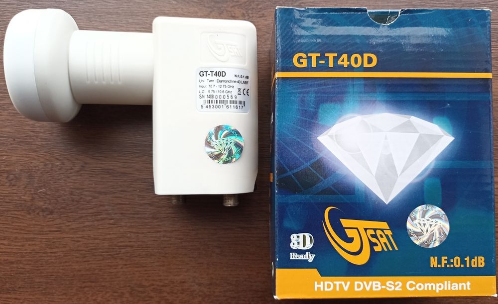 Супутниковий конвертер GT-SAT GT-T40D TWIN