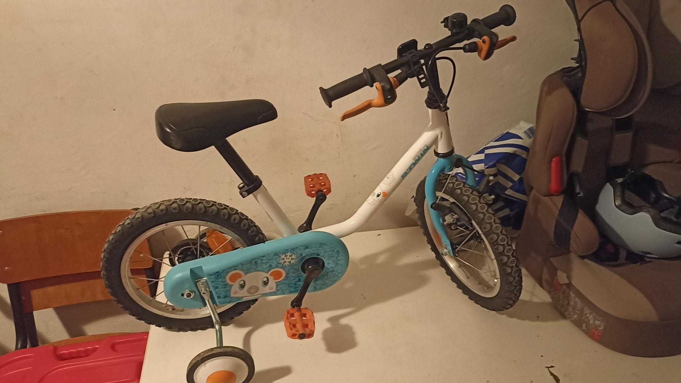 Bicicleta Criança com rodas de aprendizagem