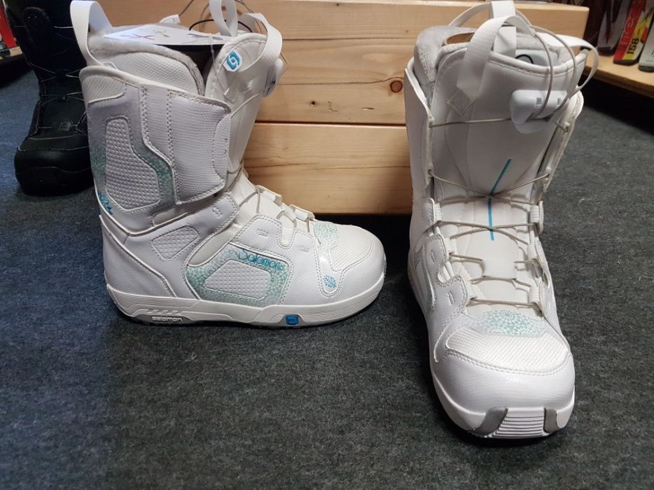 Buty snowboardowe Salomon pearl White 24 cm 38 eu. Nowe wysyłka.