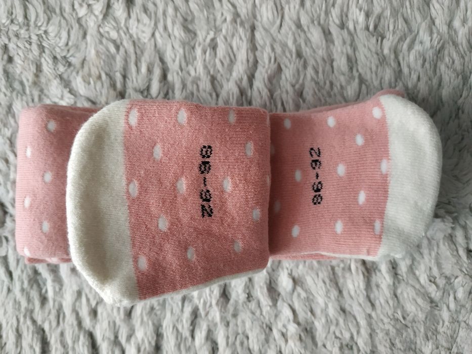 Nowe rajstopy/różowe/miś/ocieplane/termo/zima/lupilu/12-24 msc/r.86/92