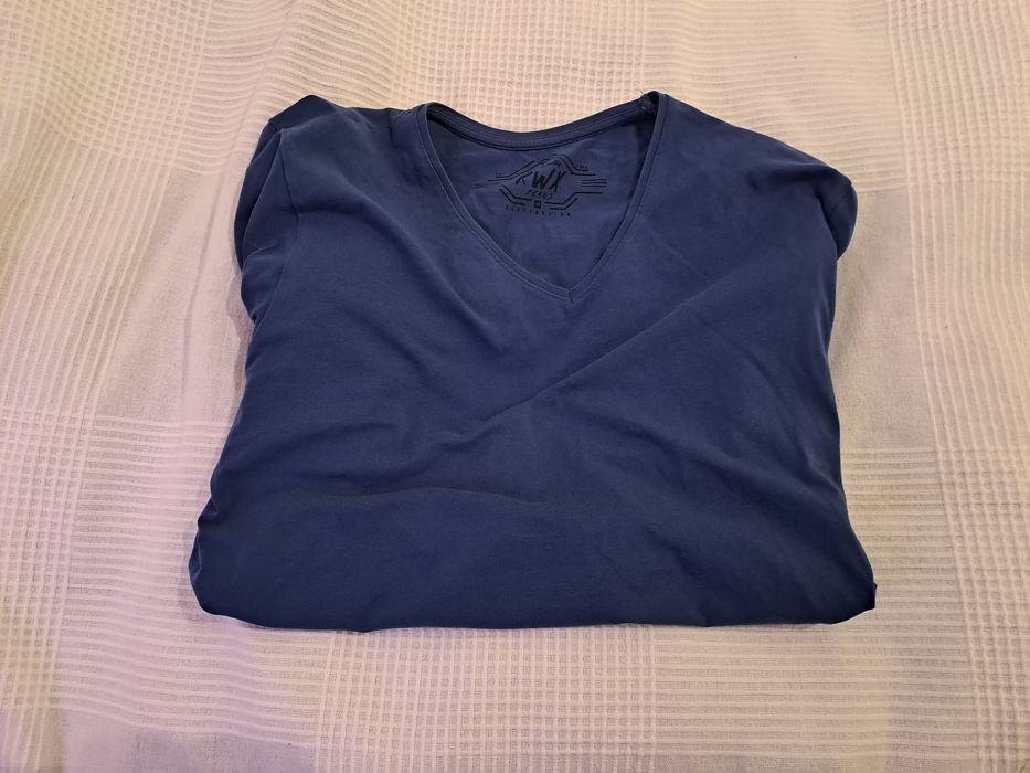 Bluzka / longsleeve 4F biała I niebieska