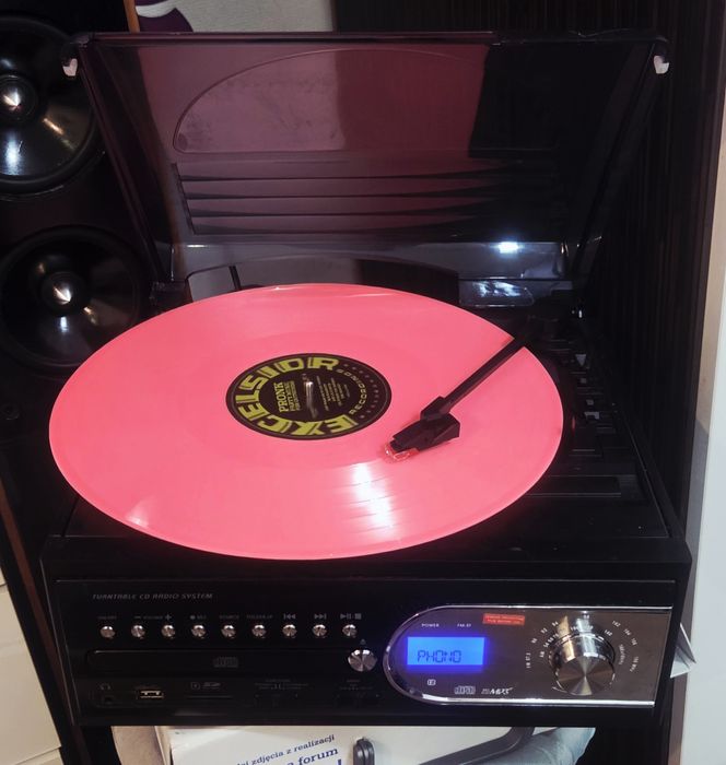 Gramofon retro cd i kasety