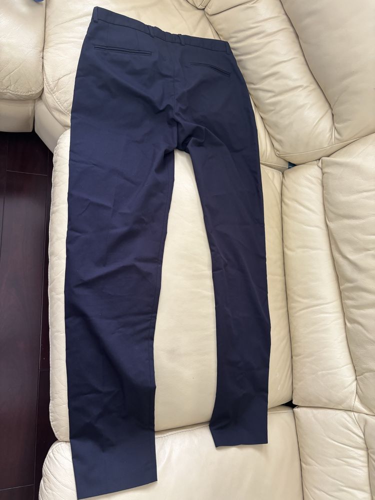 Чоловічий костюм Zara, темно-синій, розмір 50 (L)