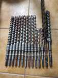12 Brocas 25 e 22 mm 1 de 35 e 1  de 32 mm 4 faces