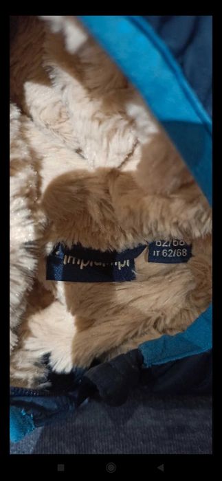 Kombinezon zimowy niemowlęcy śpiworek na sanki do wózka bardzo ciepły