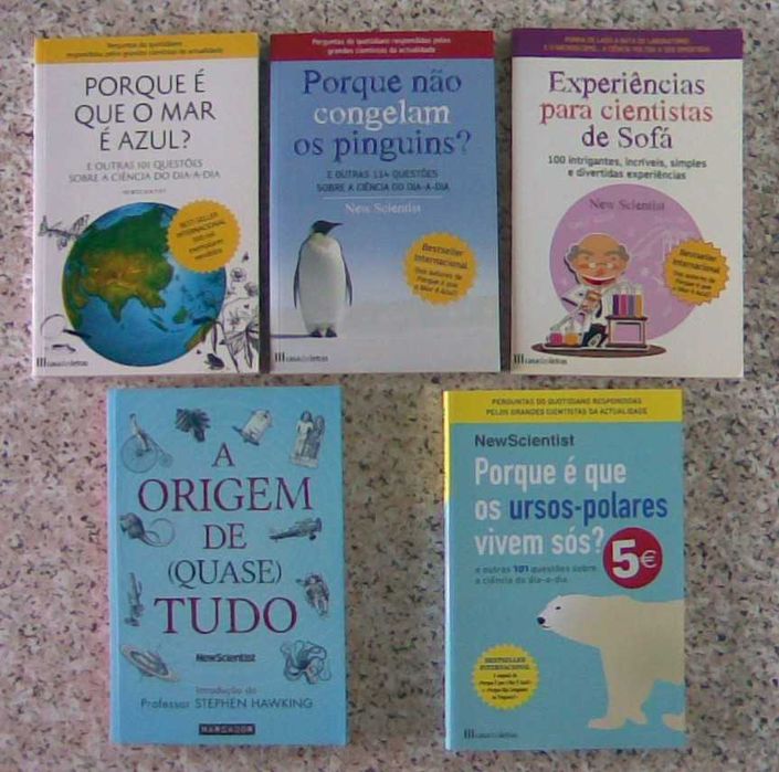 Livros New Scientist em português